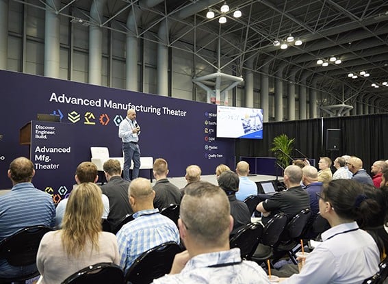 Advanced Manufacturing Theater on MD&M East show floor